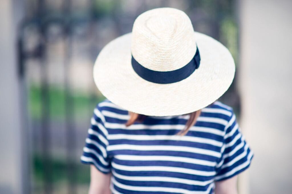 STRIPE TEE WITH A TWIST