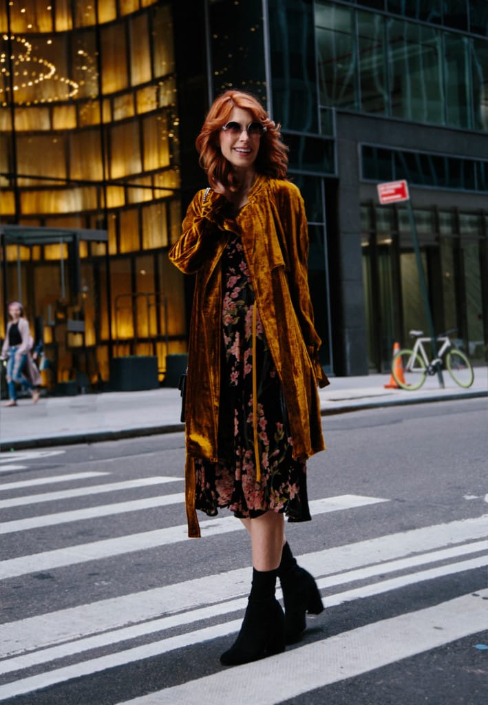 coat to wear with velvet dress
