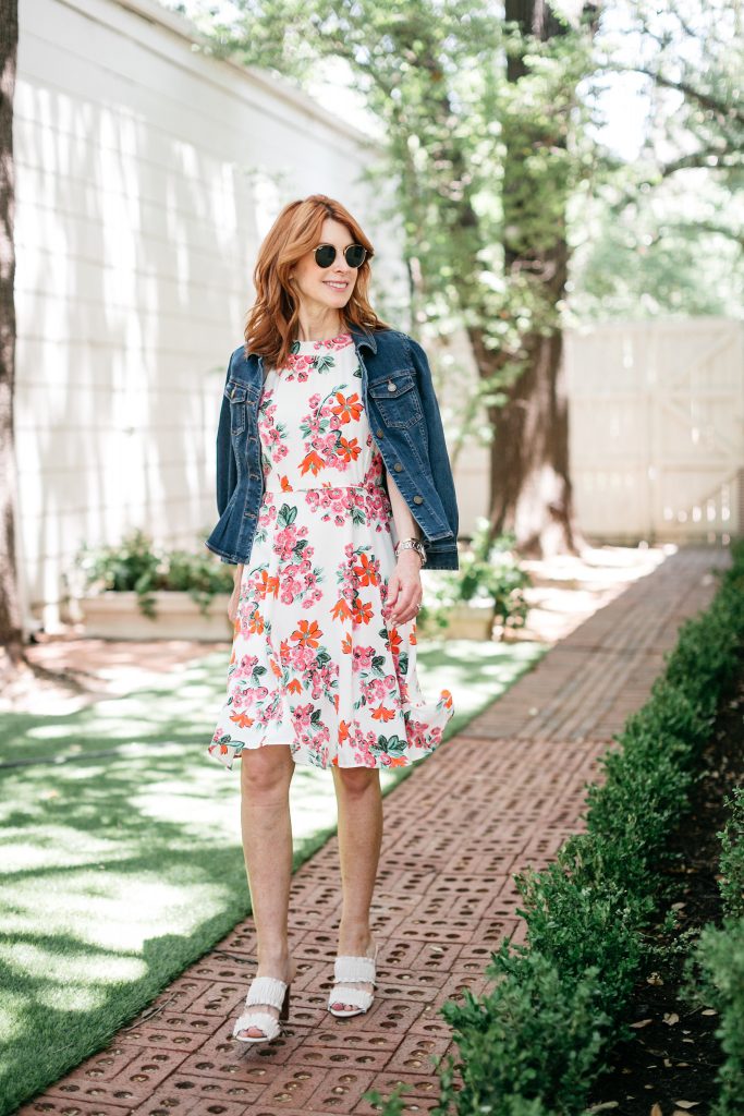 The Happiest Flirty and Floral Dress from Ann Taylor