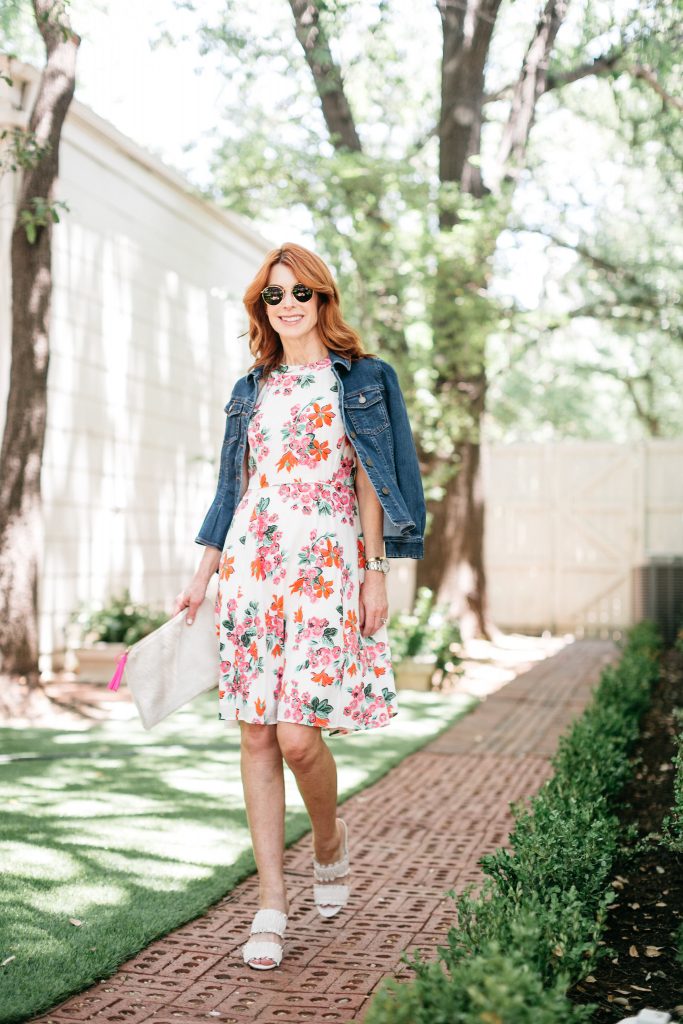 The Happiest Flirty and Floral Dress from Ann Taylor