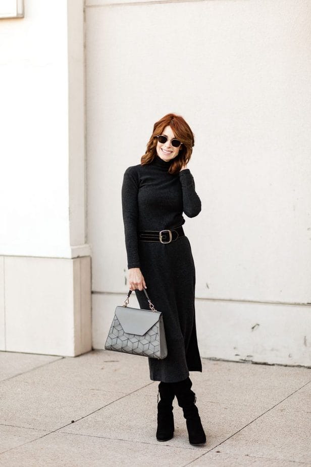 Turtleneck store dress style