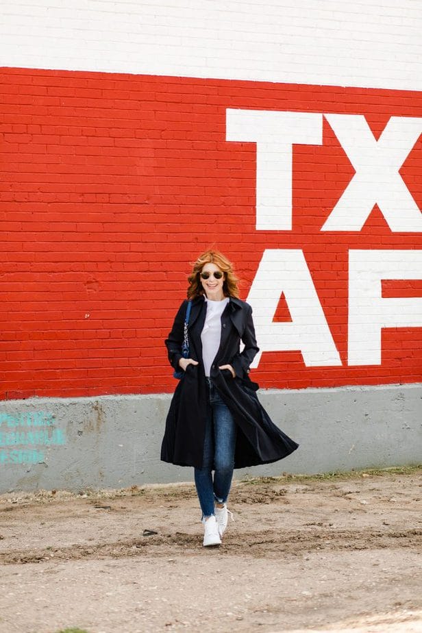 The Most Stylish Trench Coat on Dallas Blogger