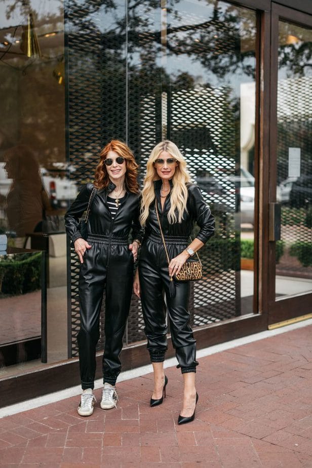 What do you wear with a Leather Jumpsuit?