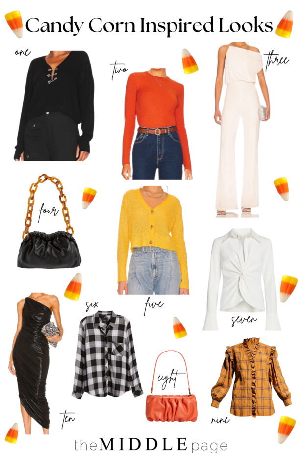 candy corn inspired looks