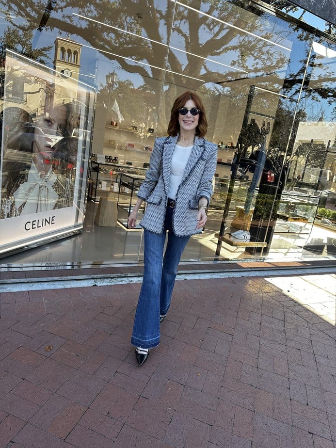 HIGH AND LOW BOUCLE STYLE JACKETS